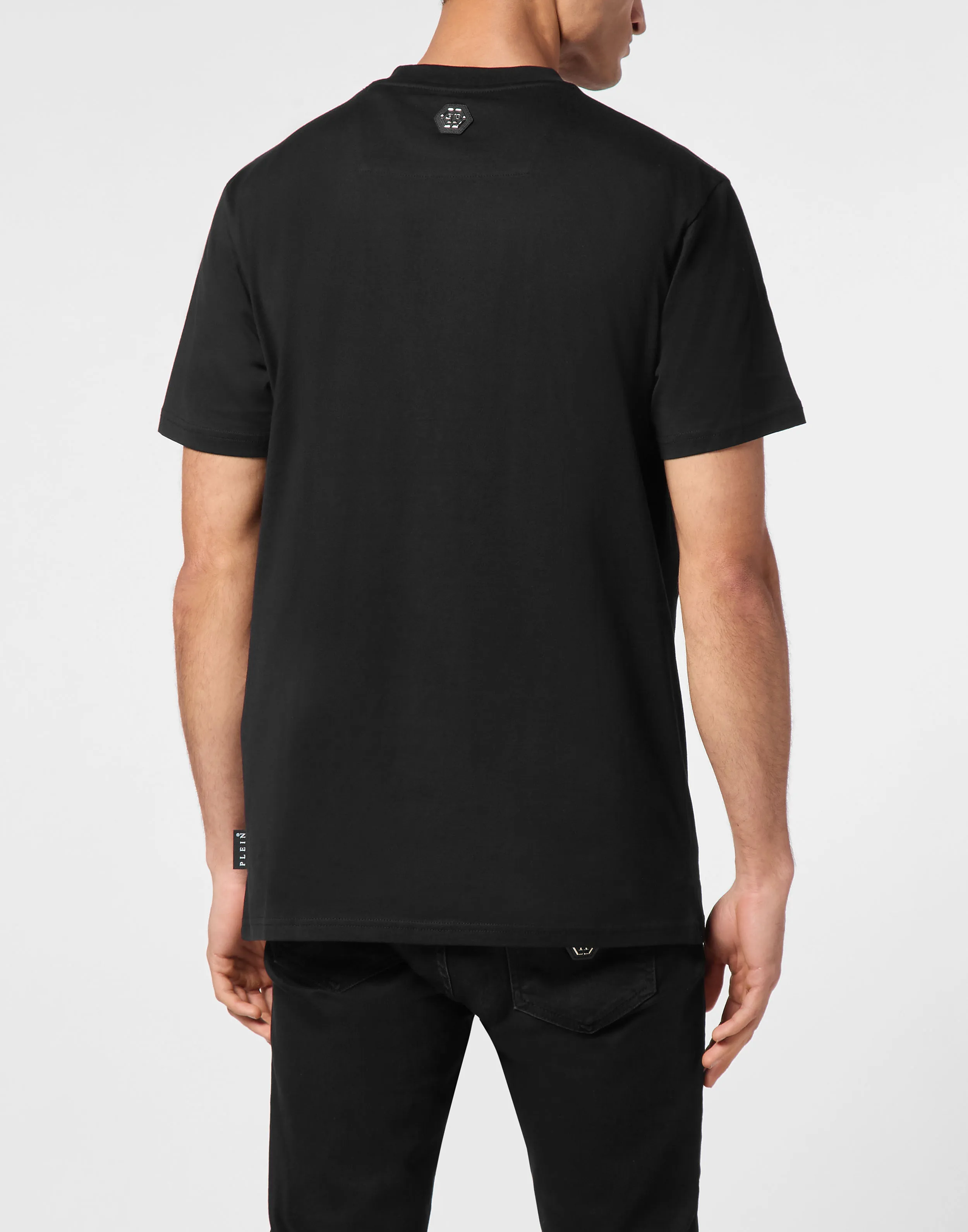 TSHIRT ROUND NECK SS WITH PATCH SKULL&BONES