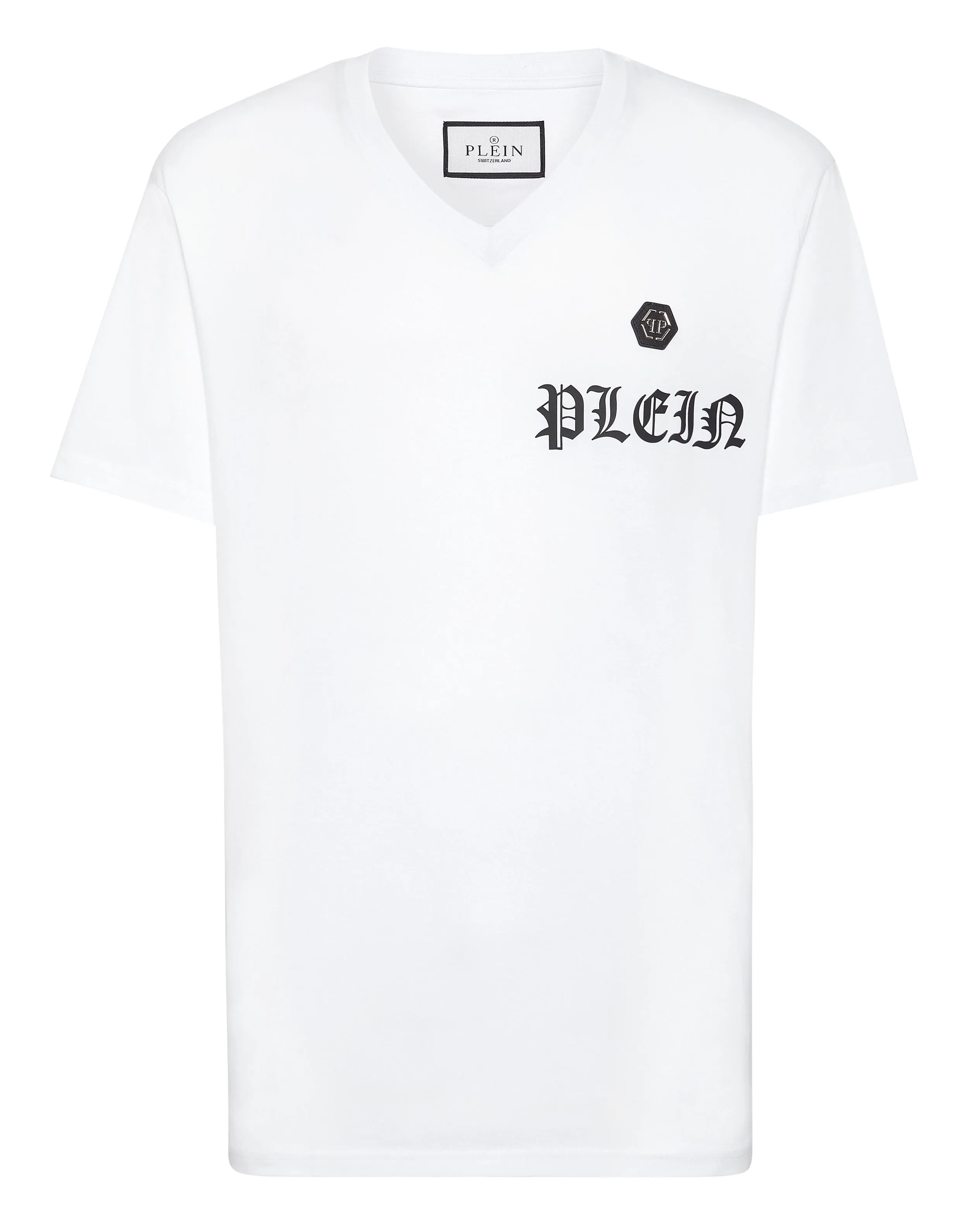 TSHIRT VNECK SS GOTHIC PLEIN