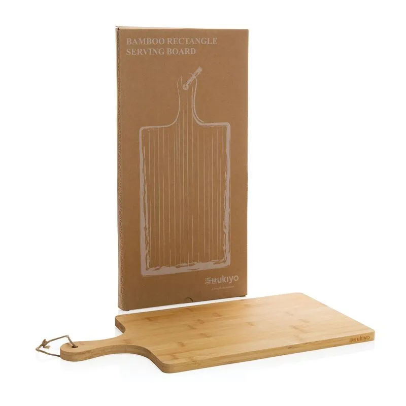 Tabla Ukiyo rectangular de bambú