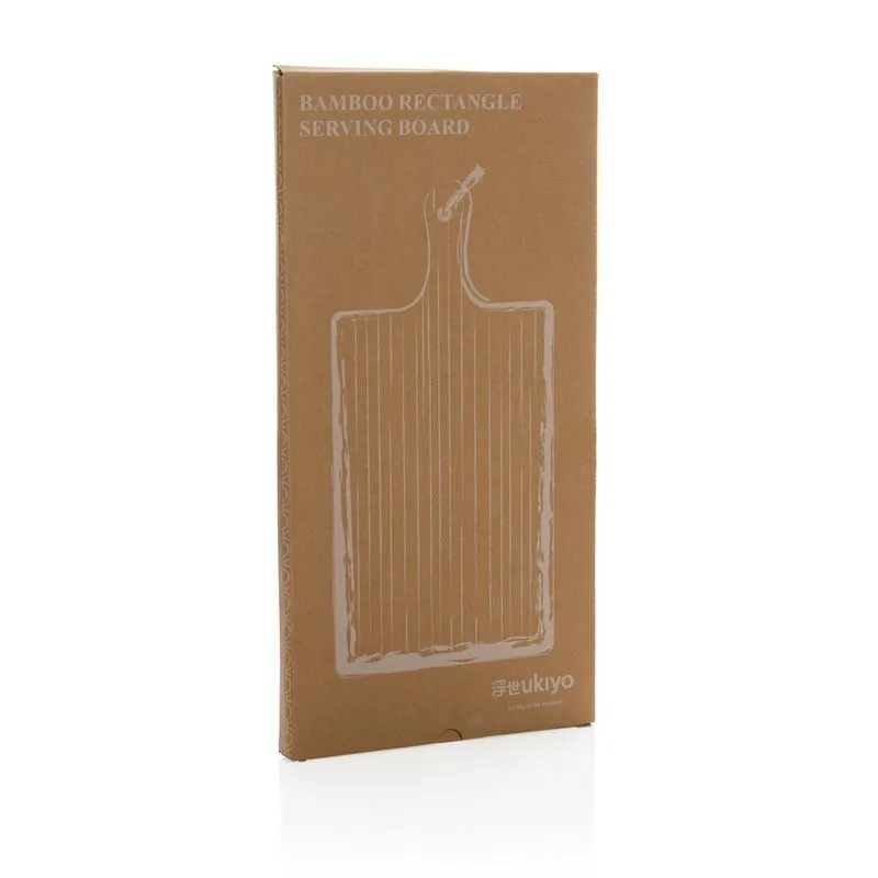 Tabla Ukiyo rectangular de bambú