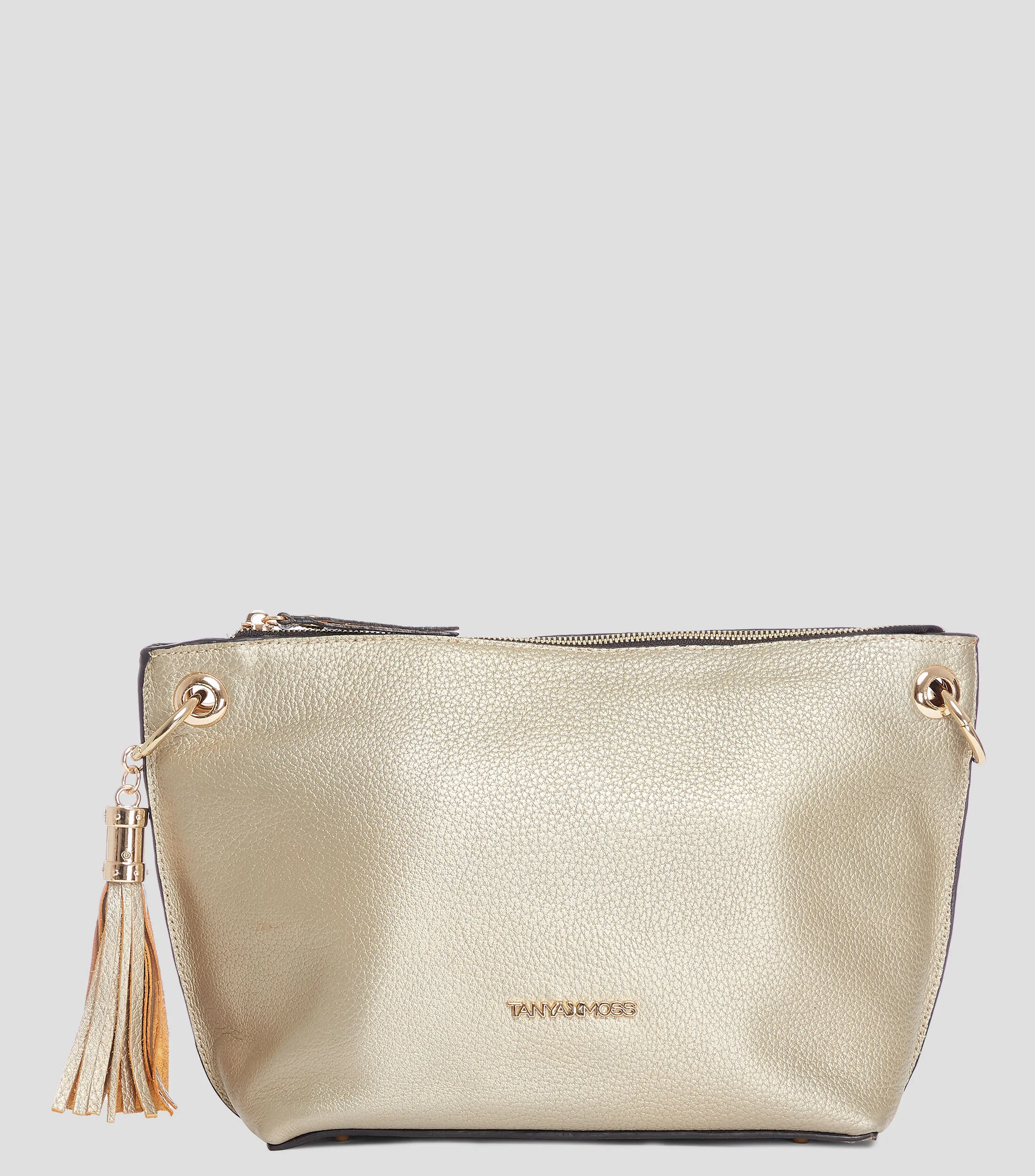 Tanya Moss Bolso crossbody en piel