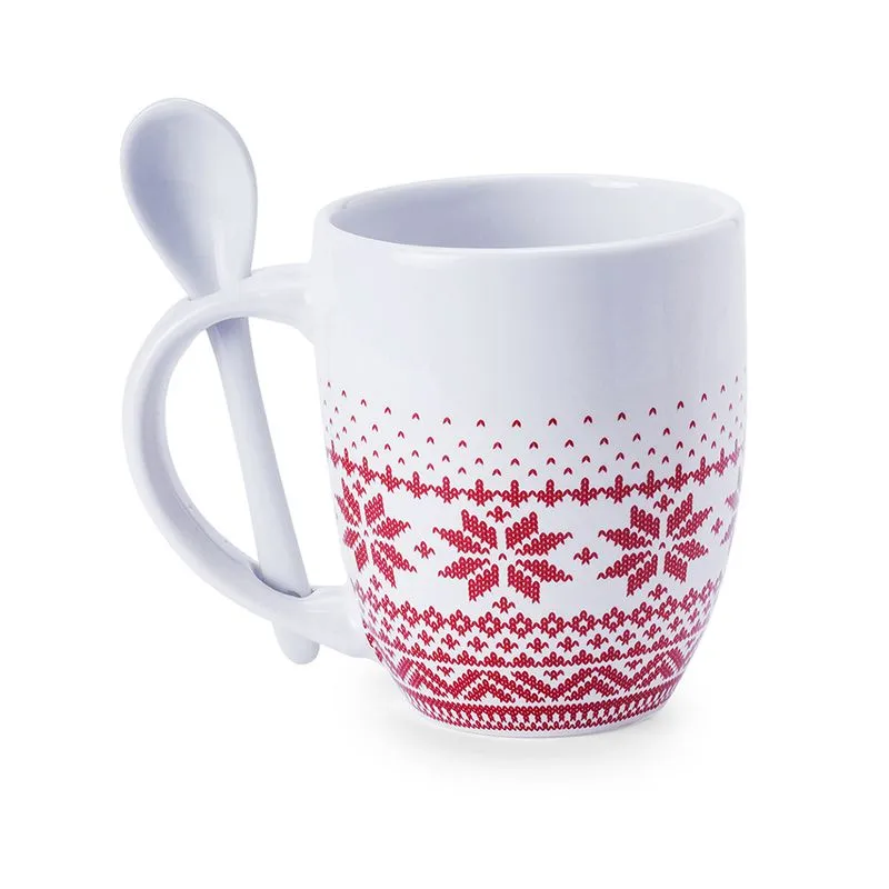 Taza de cerámica publicitaria navideña Sorbux
