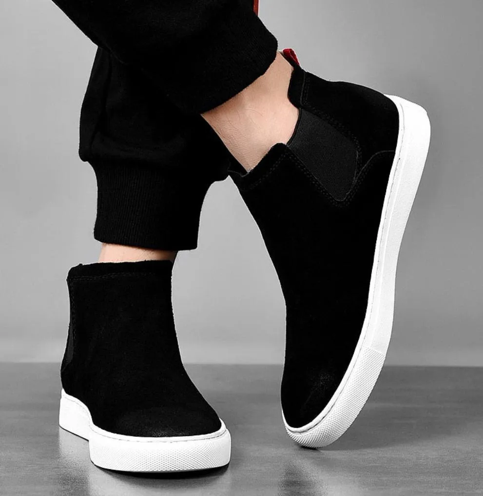 Tenis De Estilo Botines Para Hombre
