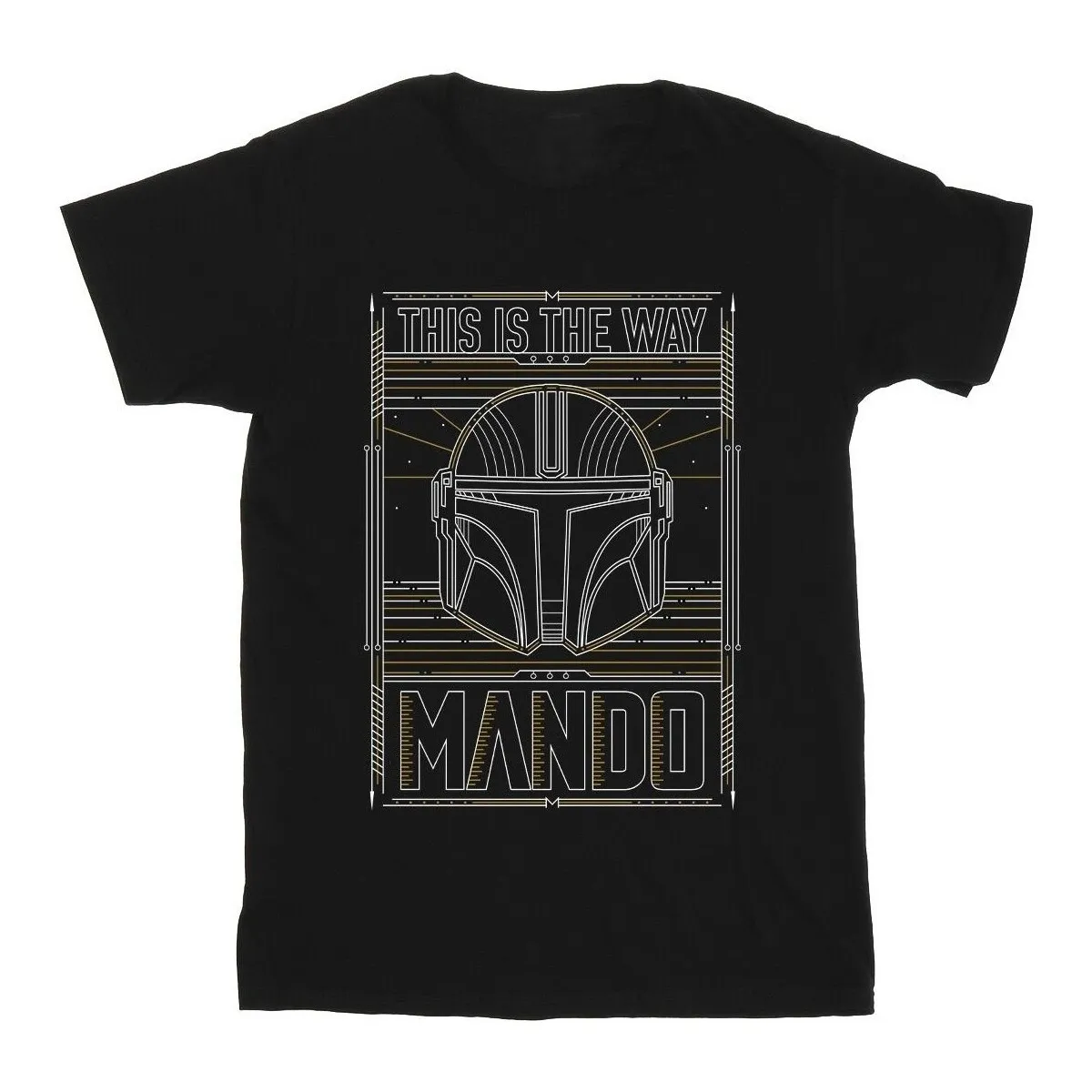 The Mandalorian The Way Outline Helm
