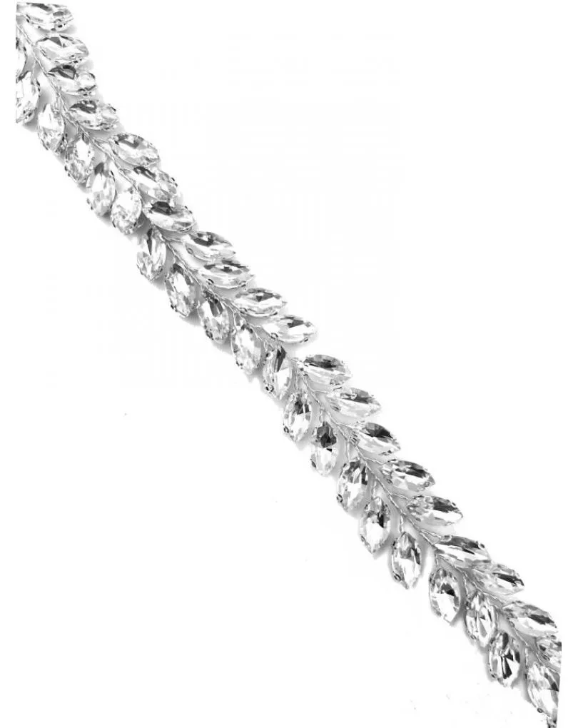 TOCADOS PARA BODAS DE DIADEMA DE PEDRERIA DE CRISTAL BRILLO