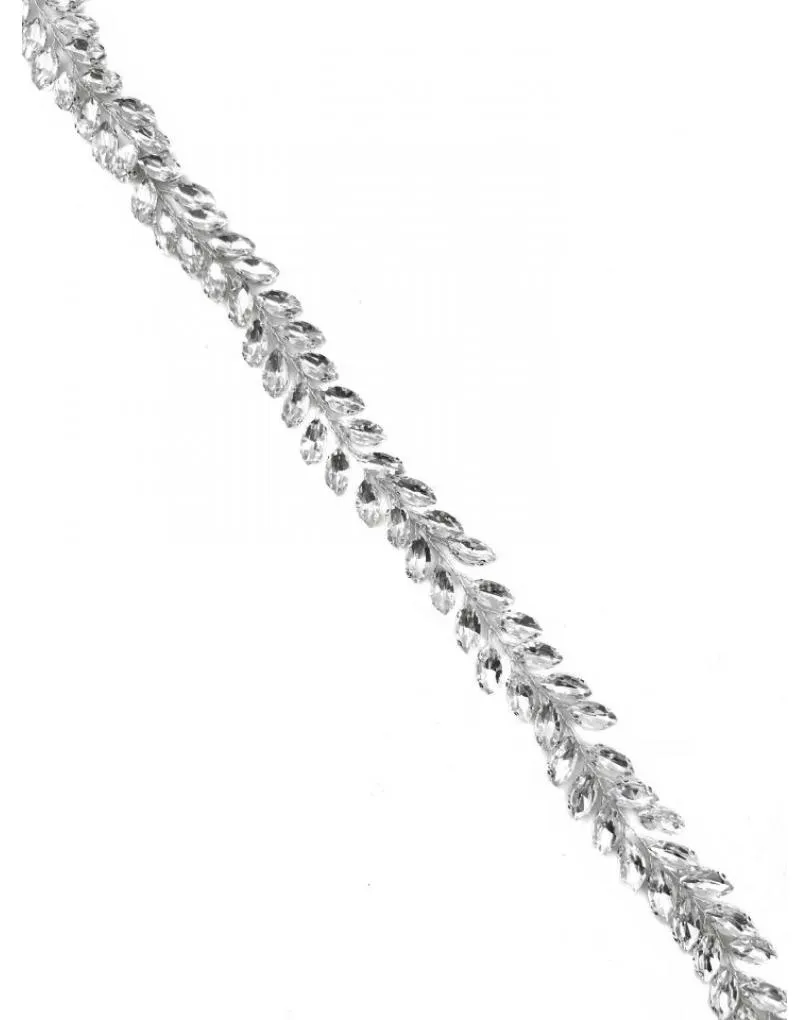 TOCADOS PARA BODAS DE DIADEMA DE PEDRERIA DE CRISTAL BRILLO