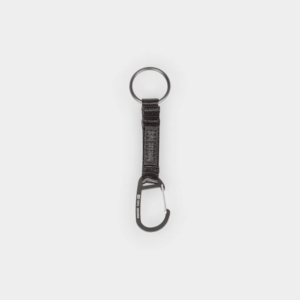 Topo Designs – Llavero  Key clip black