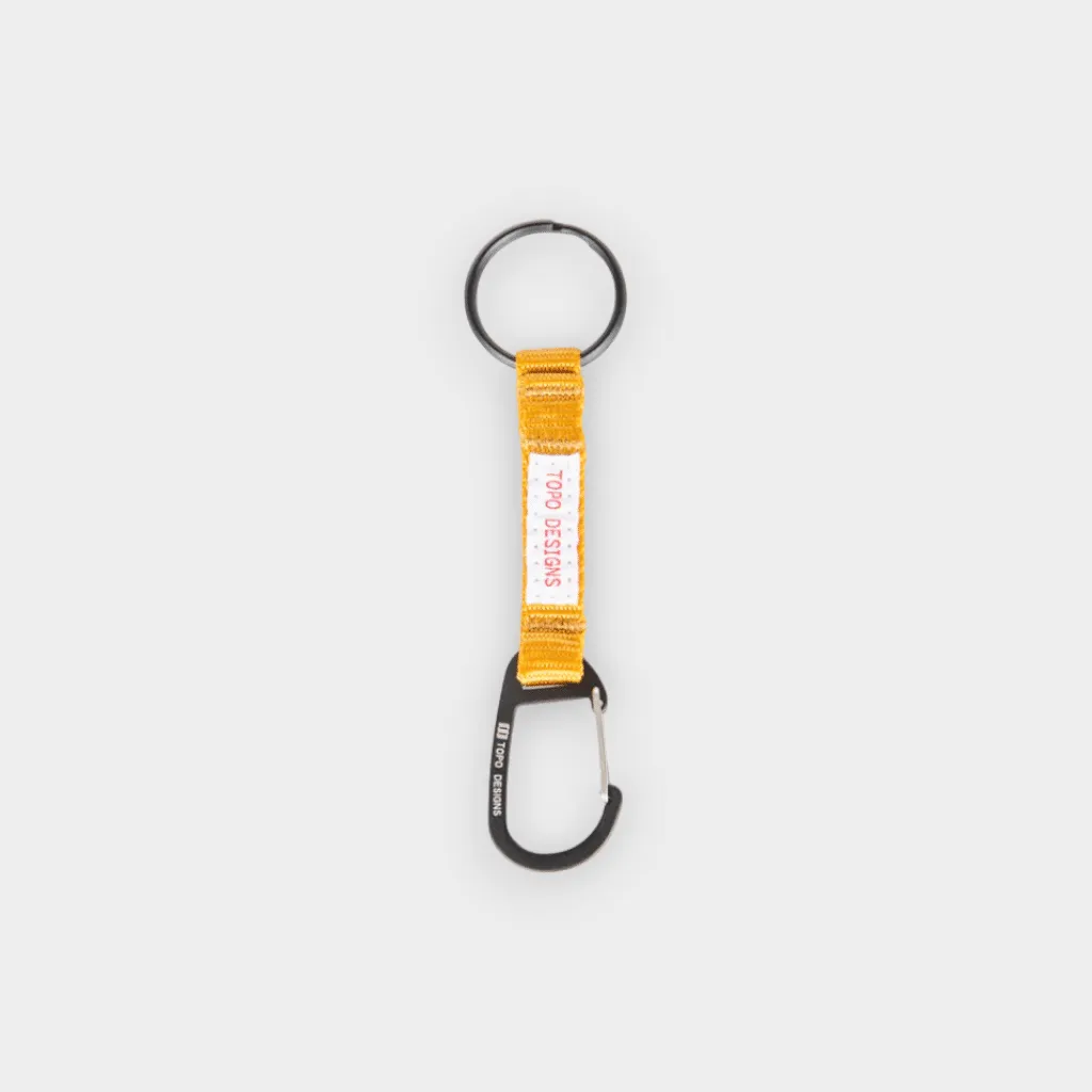 Topo Designs – Llavero Key clip mustard
