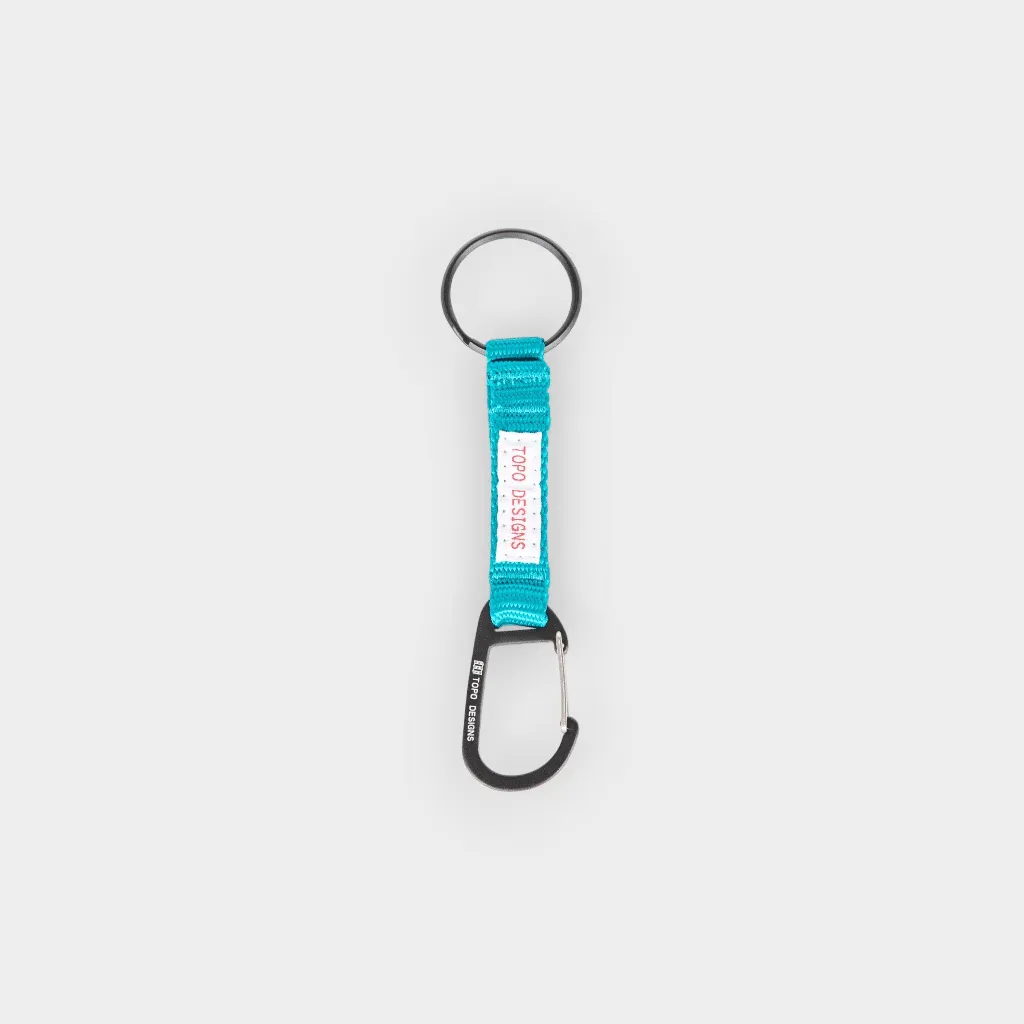 Topo Designs – Llavero Key clip turquoise
