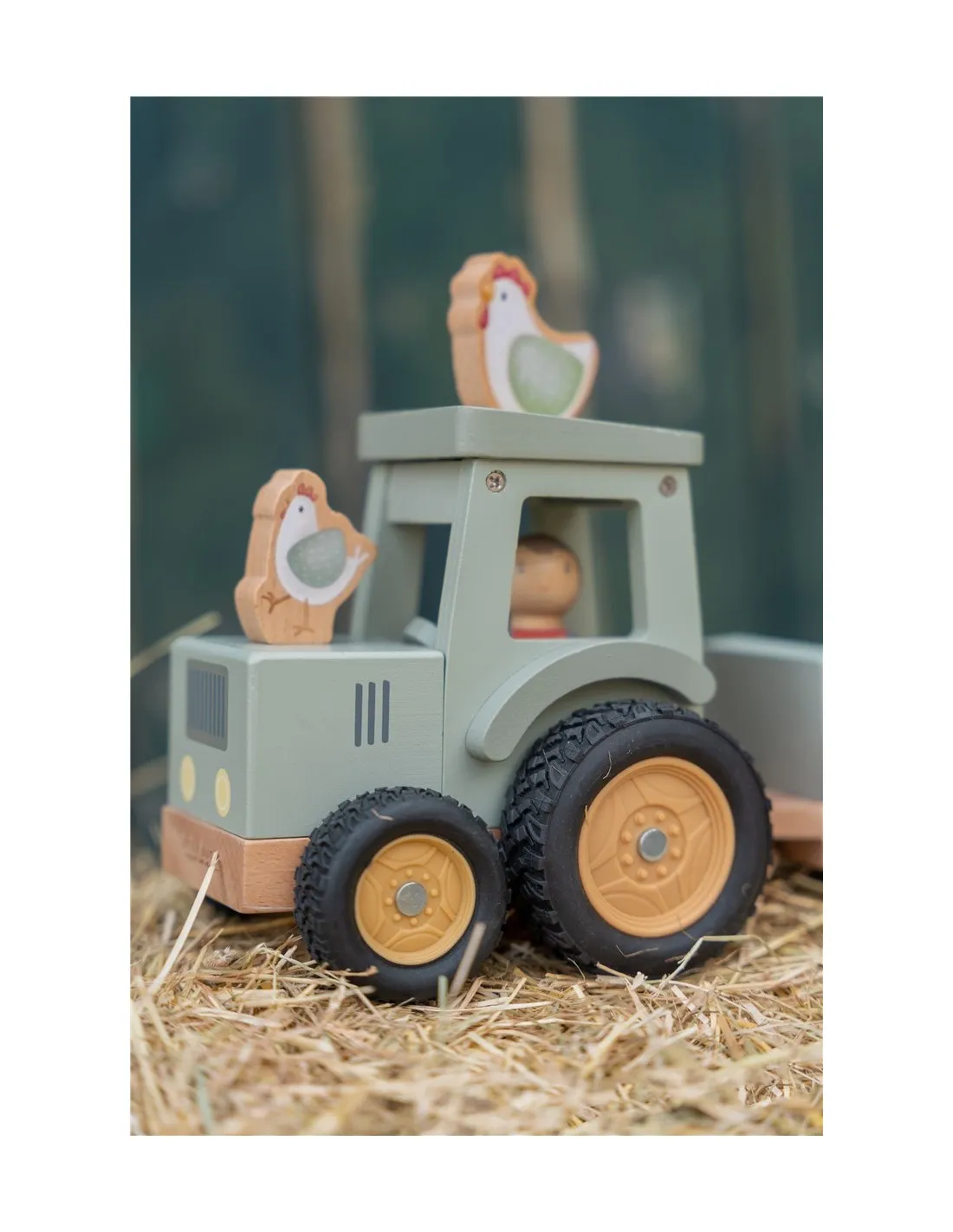 TRACTOR CON TRAILER LD7149 PEQUEÑA GRANJA LITTLE DUTCH