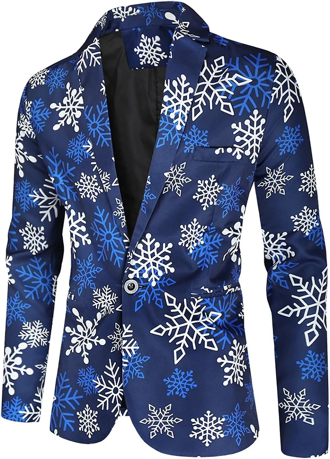 Traje de Navidad para hombre Conjunto de traje slim fit de 3 piezas Fiesta navideña Trajes de esmoquin Blazer Chaqueta Chalecos 