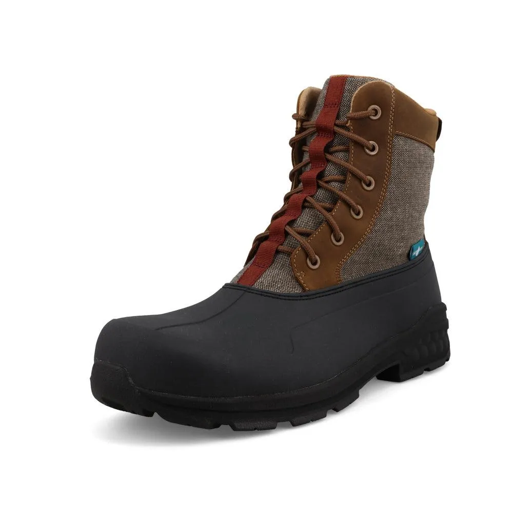 Twistedx Men's8" Lace Up Rubber Work Boots