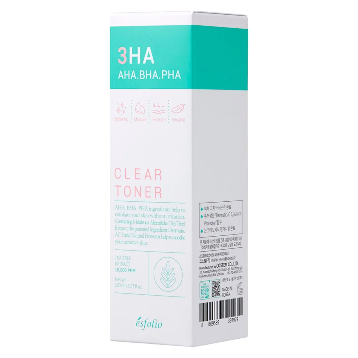 Tónico Esfolio 3HA Clear Toner 150ml