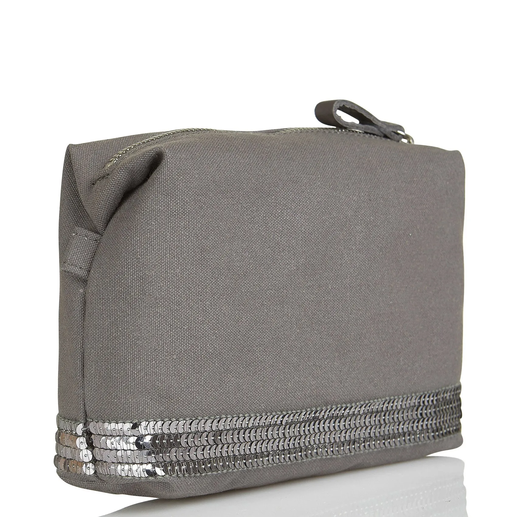 VANESSA BRUNO Estuche con lentejuelas en gris