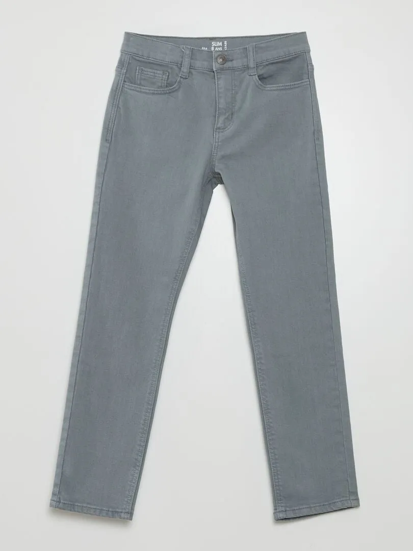 VAQUERO SLIM CON 5 BOLSILLOS  AZUL