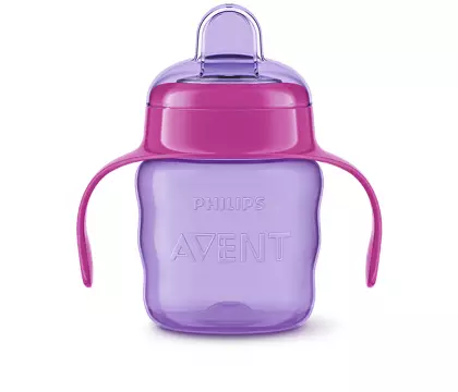Vaso con boquilla silicona y asas 7oz hembra