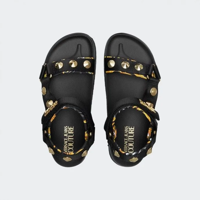 VERSACE JEANS COUTURE Versace Jeans Couture Sandalia negra