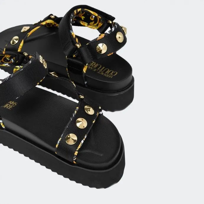 VERSACE JEANS COUTURE Versace Jeans Couture Sandalia negra
