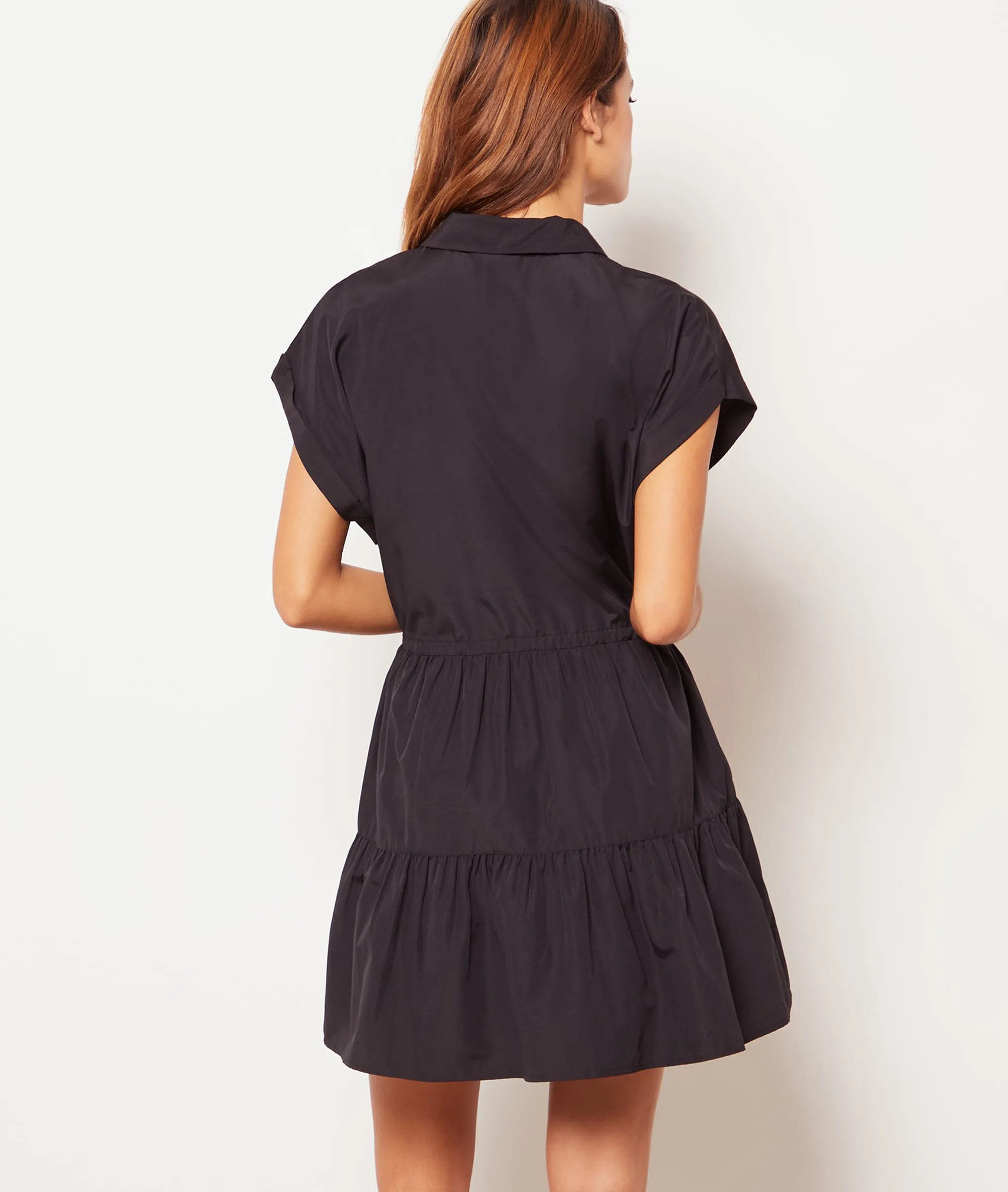 VESTIDO CAMISERO CIERRE CON BOTONES TOM NOIR  ETAM