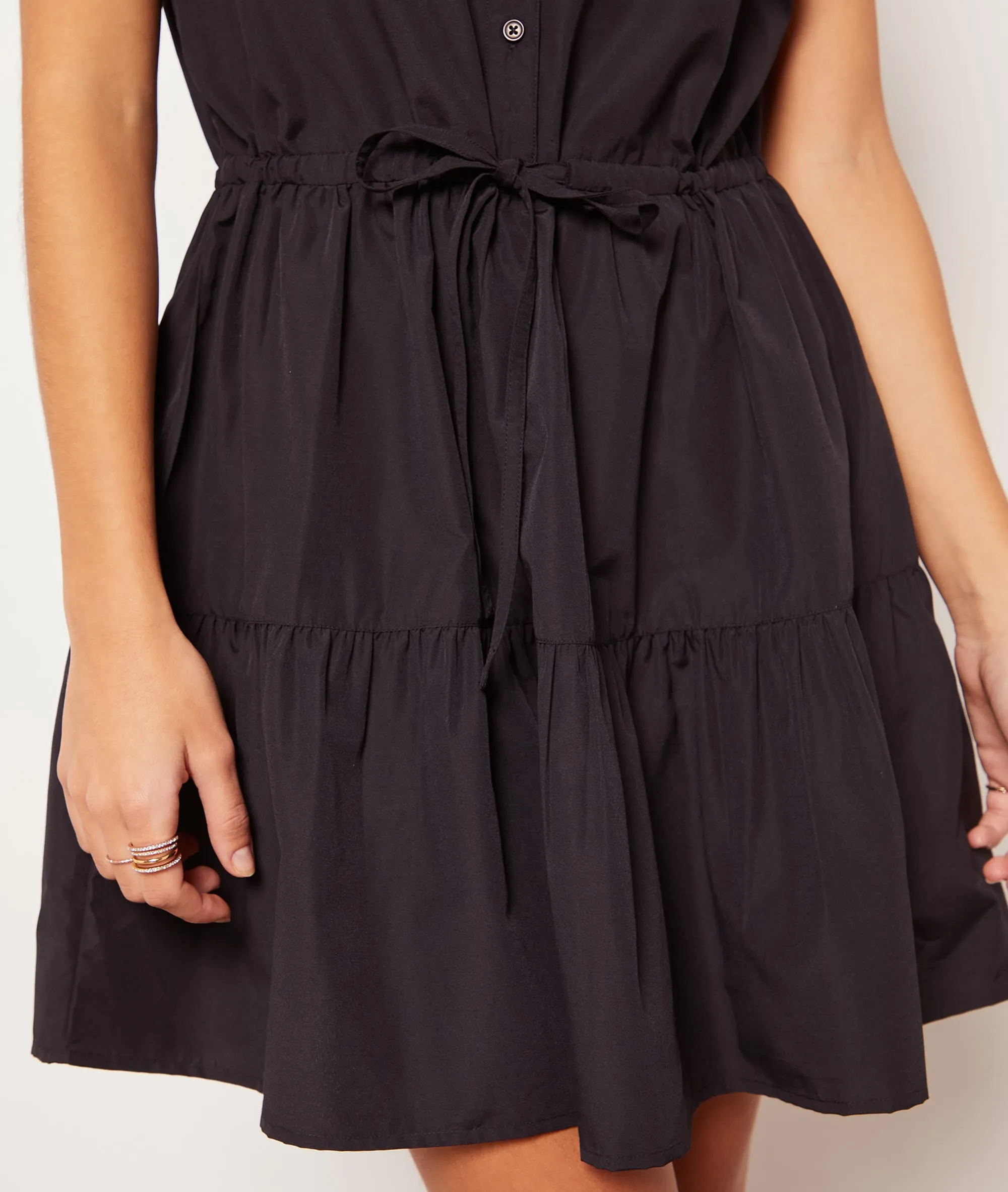 VESTIDO CAMISERO CIERRE CON BOTONES TOM NOIR  ETAM