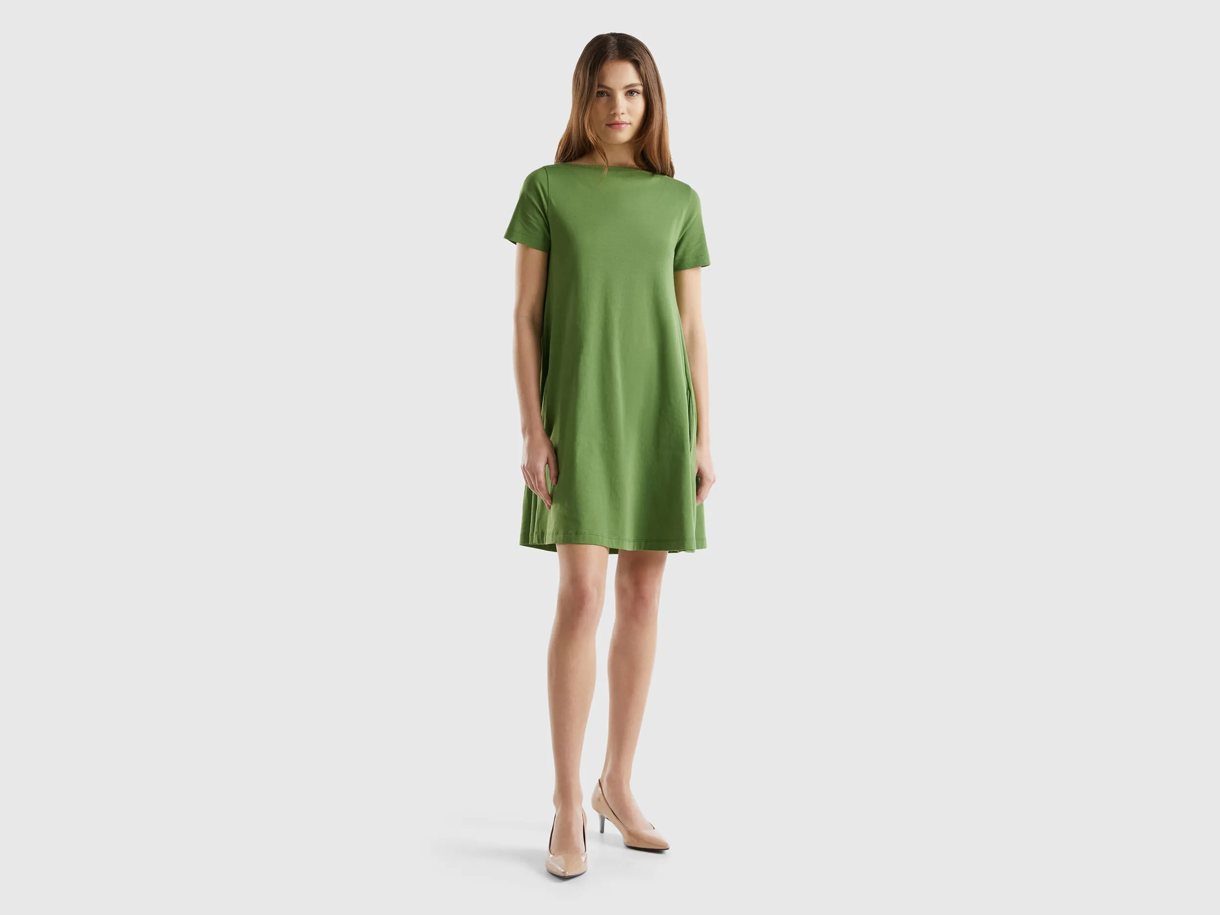 Vestido corto evasé