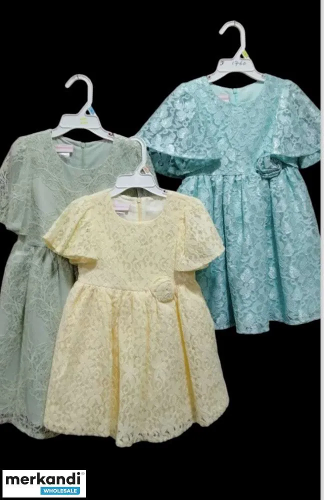 VESTIDO DE FIESTA ELEGANTE PARA NIñAS DE 2/3 A 5/6 AñOS  ATUENDO DE MODA DE ALTA CALIDAD A GRANEL PARA LA VENTA AL POR MENOR  