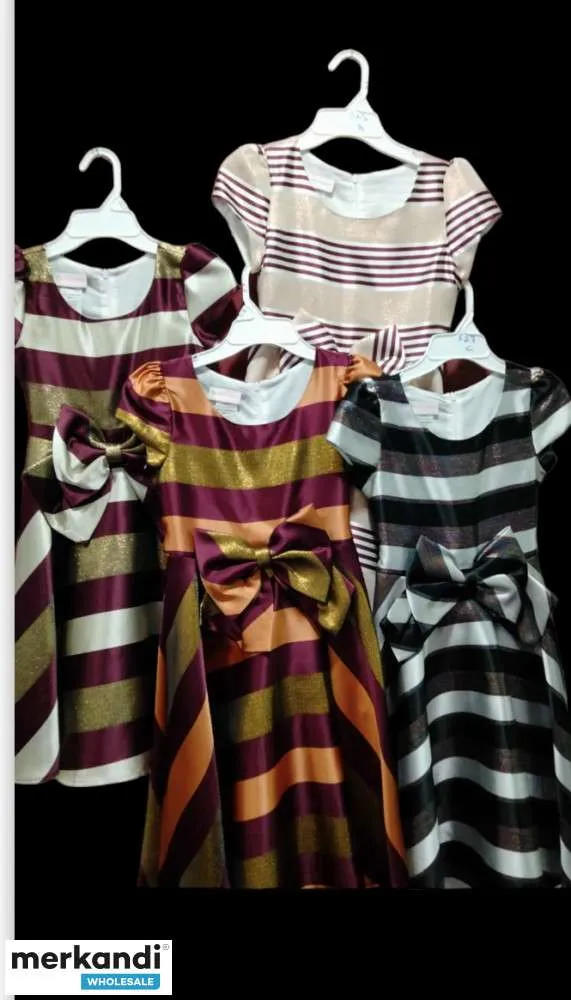 VESTIDO DE FIESTA ELEGANTE PARA NIñAS DE 2/3 A 5/6 AñOS  ATUENDO DE MODA DE ALTA CALIDAD A GRANEL PARA LA VENTA AL POR MENOR  