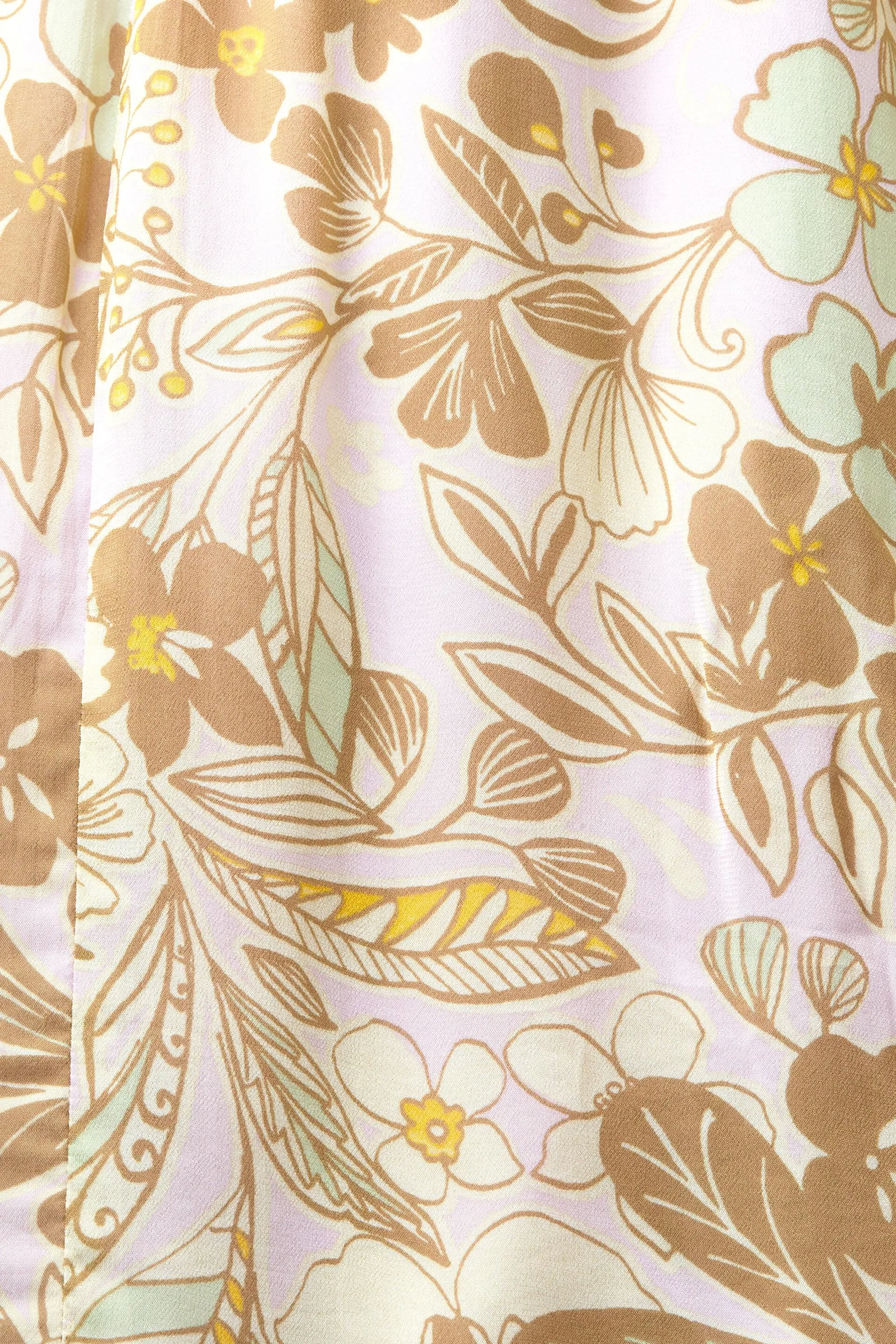 Vestido de gasa con estampado de flores