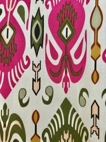 Vestido Nido de Abeja Estampado CHAMELIA