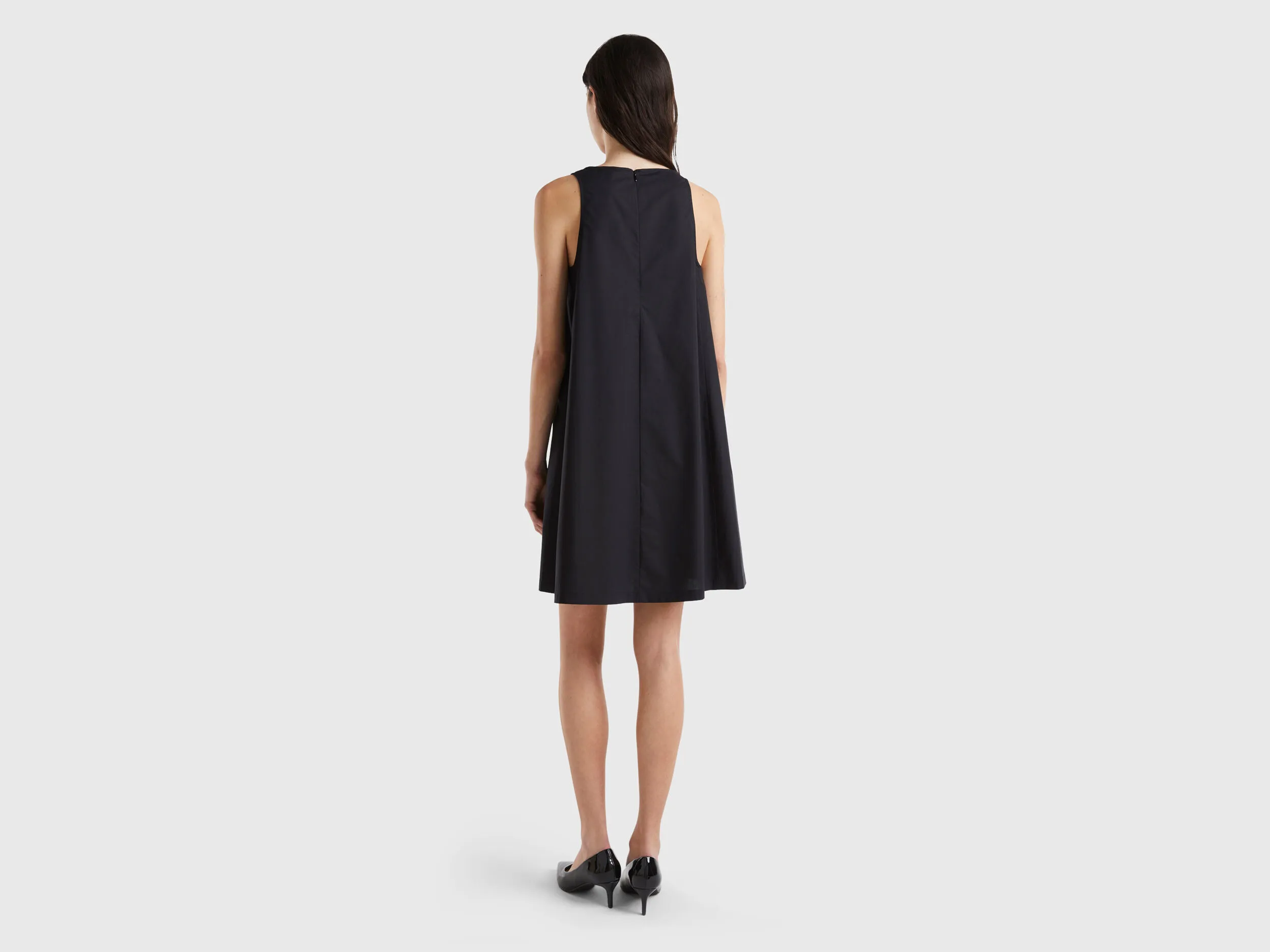 Vestido trapecio sin mangas