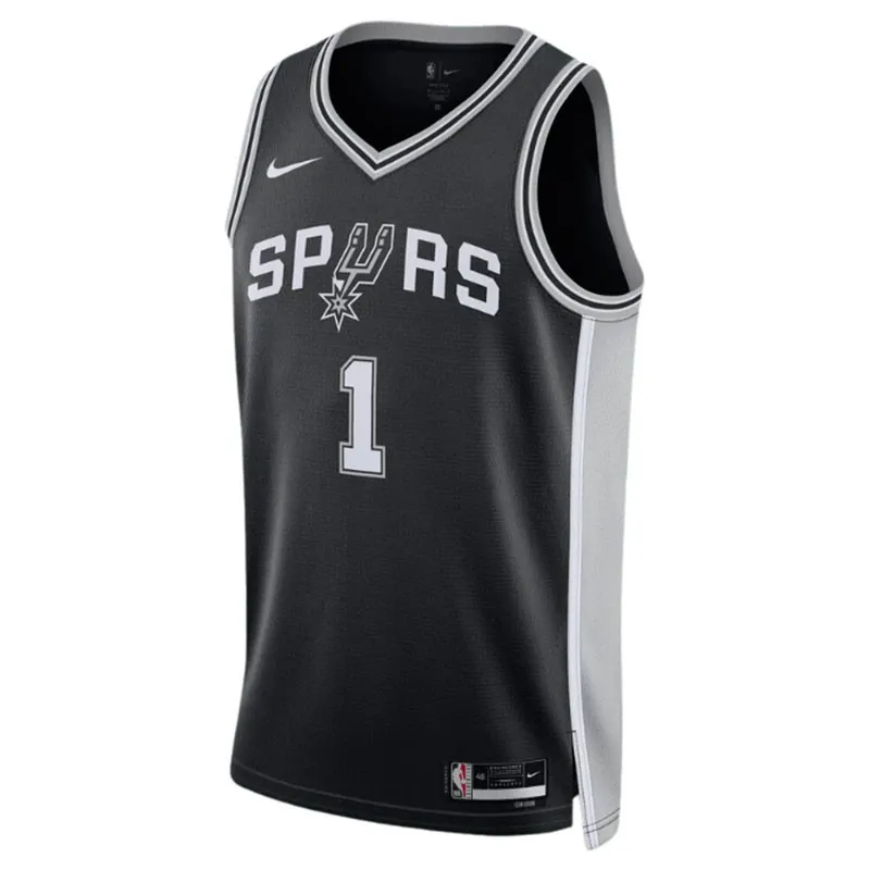 VICTOR WEMBANYAMA SAN ANTONIO SPURS ICON EDITION SWINGMAN JERSEY