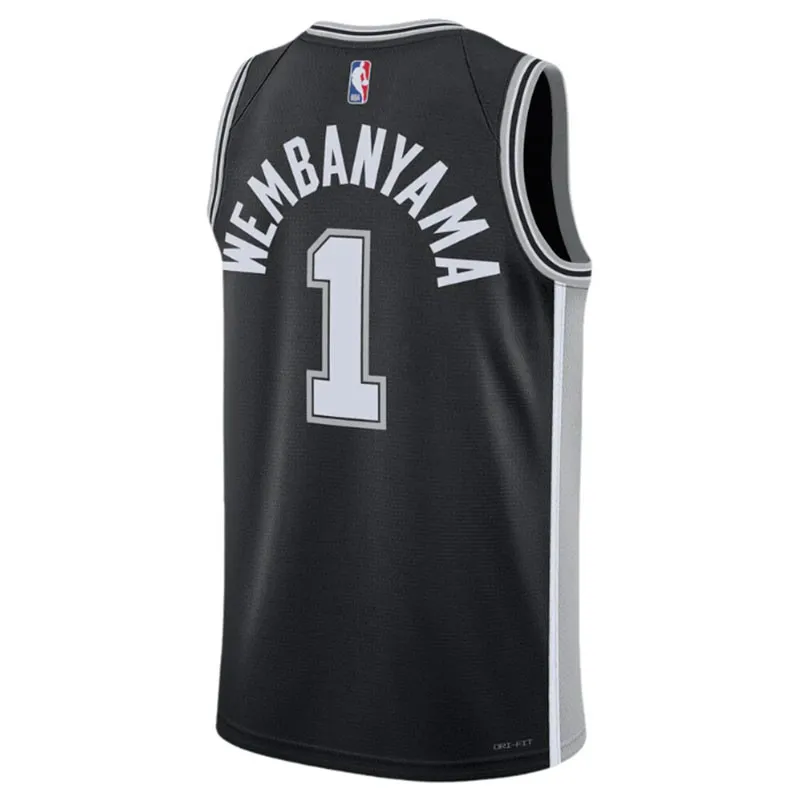 VICTOR WEMBANYAMA SAN ANTONIO SPURS ICON EDITION SWINGMAN JERSEY