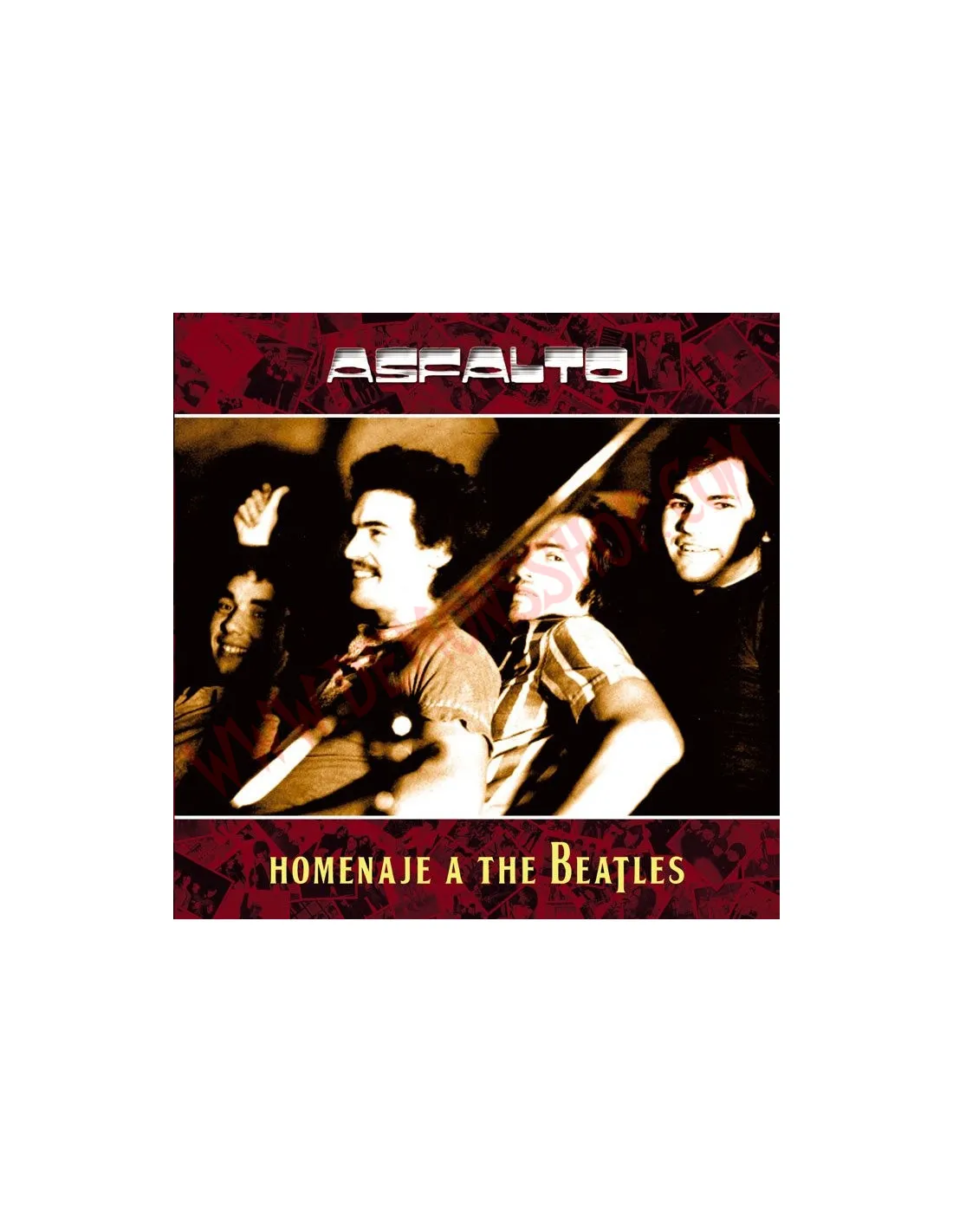 VINILO LP ASFALTO  HOMENAJE A LOS BEATLES: PRIMERA DISCOGRAFíA E INéDITOS