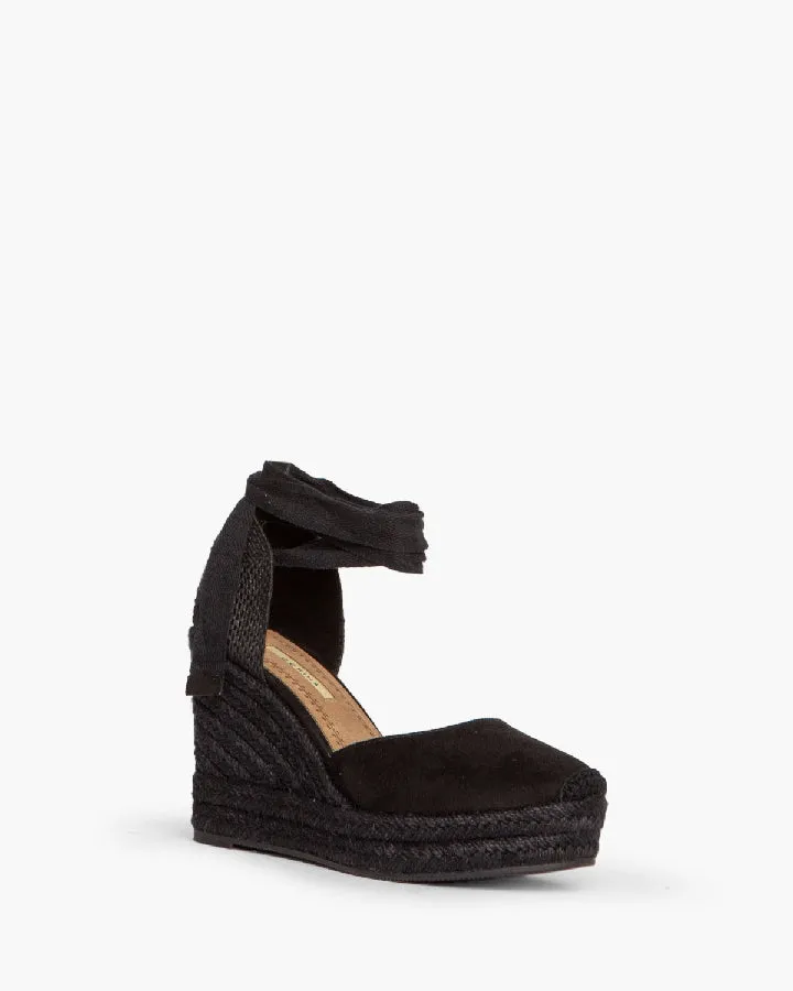 VIRGINIA BLACK  ALPARGATA CON PLATAFORMA VALENCIANA