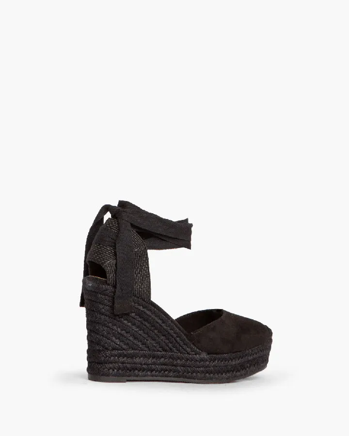 VIRGINIA BLACK  ALPARGATA CON PLATAFORMA VALENCIANA