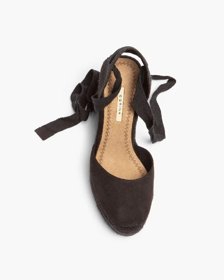 VIRGINIA BLACK  ALPARGATA CON PLATAFORMA VALENCIANA