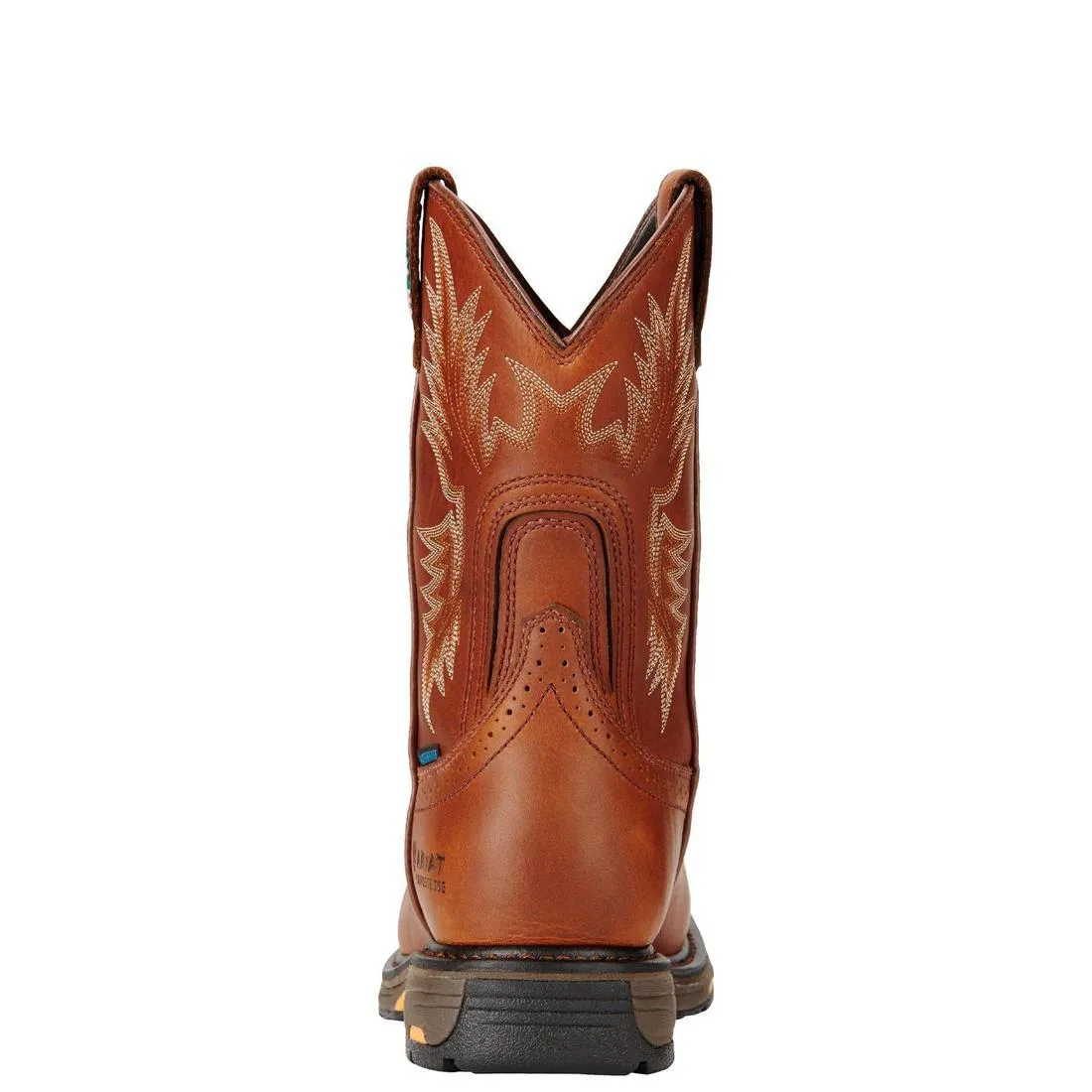 WORKHOG COMPOSITETOE CSA WATERPROOF WIDE SQUARE TOE WORK BOOT DARK COPPER