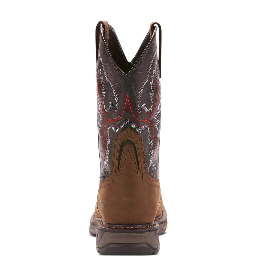 WorkHog XT Wide Square Toe Waterproof Carbon Toe Work Boot Oily Distressed Brown
