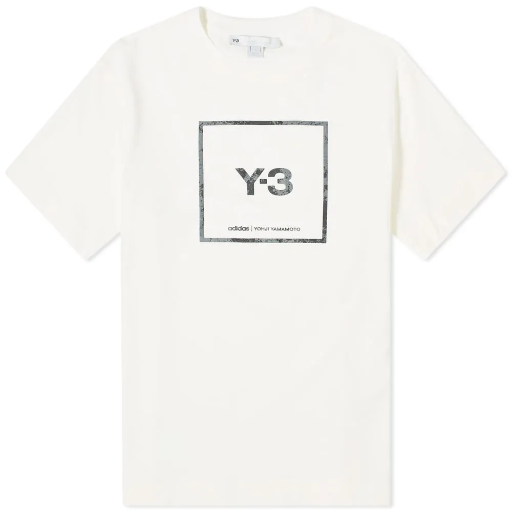 Y3 SQUARE LABEL TEE