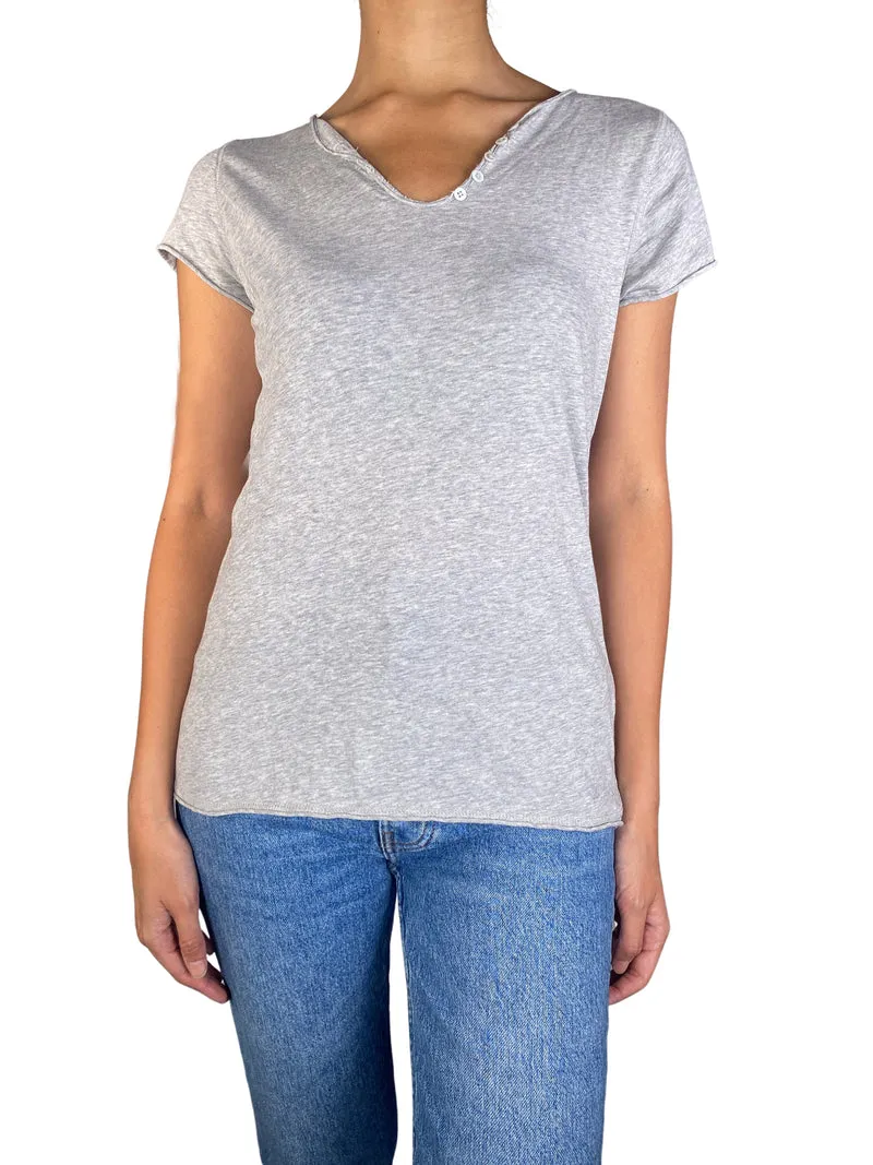 ZADIG & VOLTAIRE Polera Skull Strass