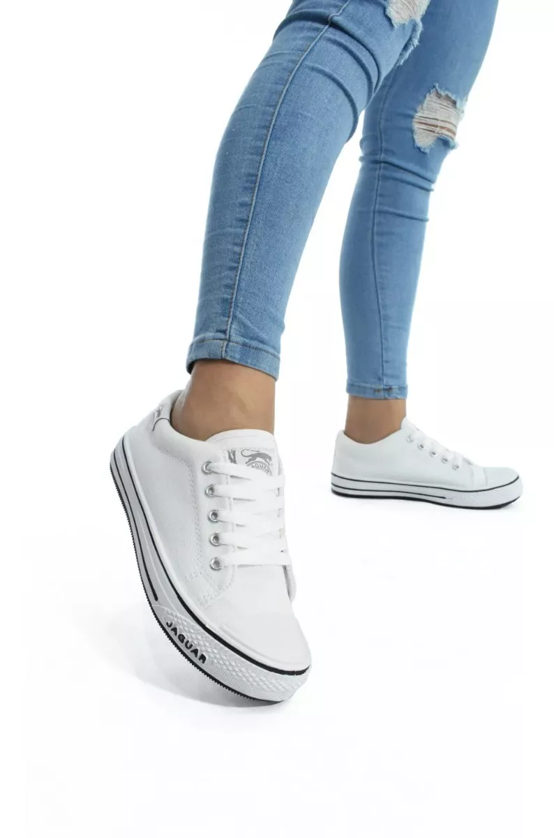 Zapatilla Lona Hombre Mujer   Urbano Liviano Jaguar 320