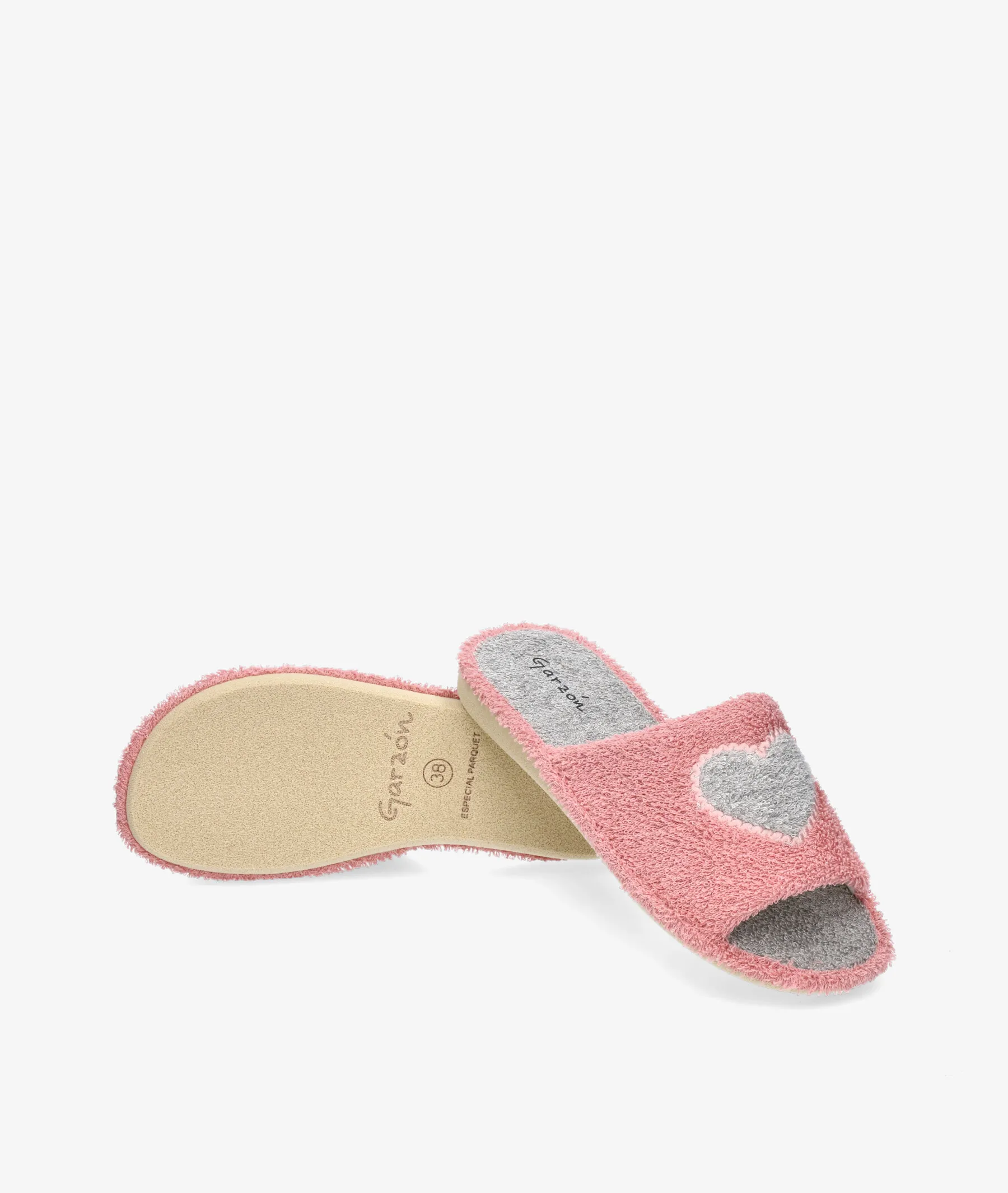Zapatillas de casa  en color nude para mujer