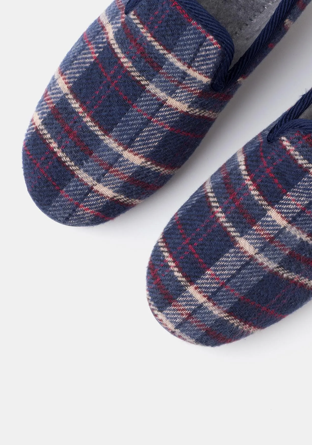 Zapatillas de estar por casa de cuadros para Hombre TEX