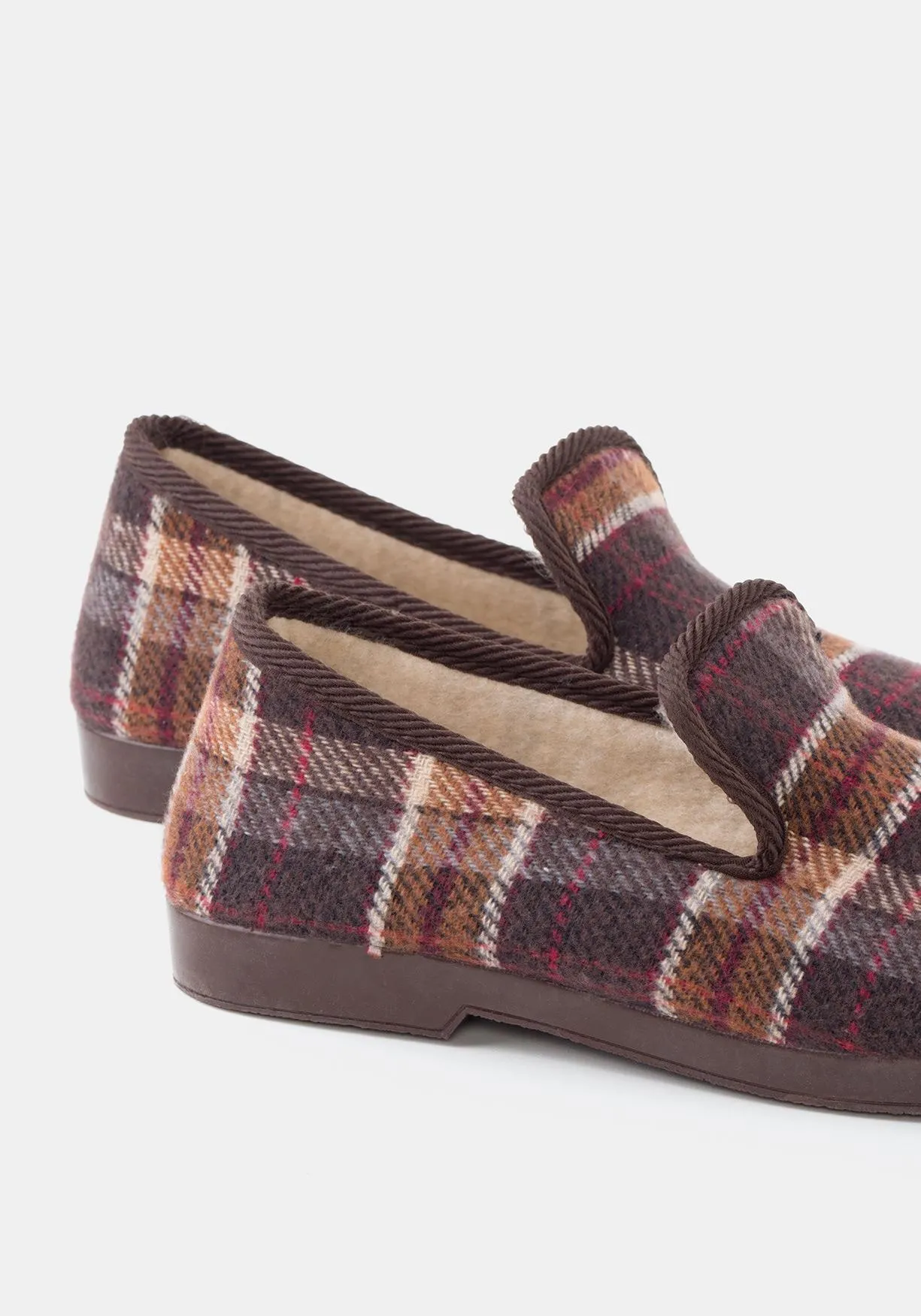 Zapatillas de estar por casa de cuadros para Hombre TEX