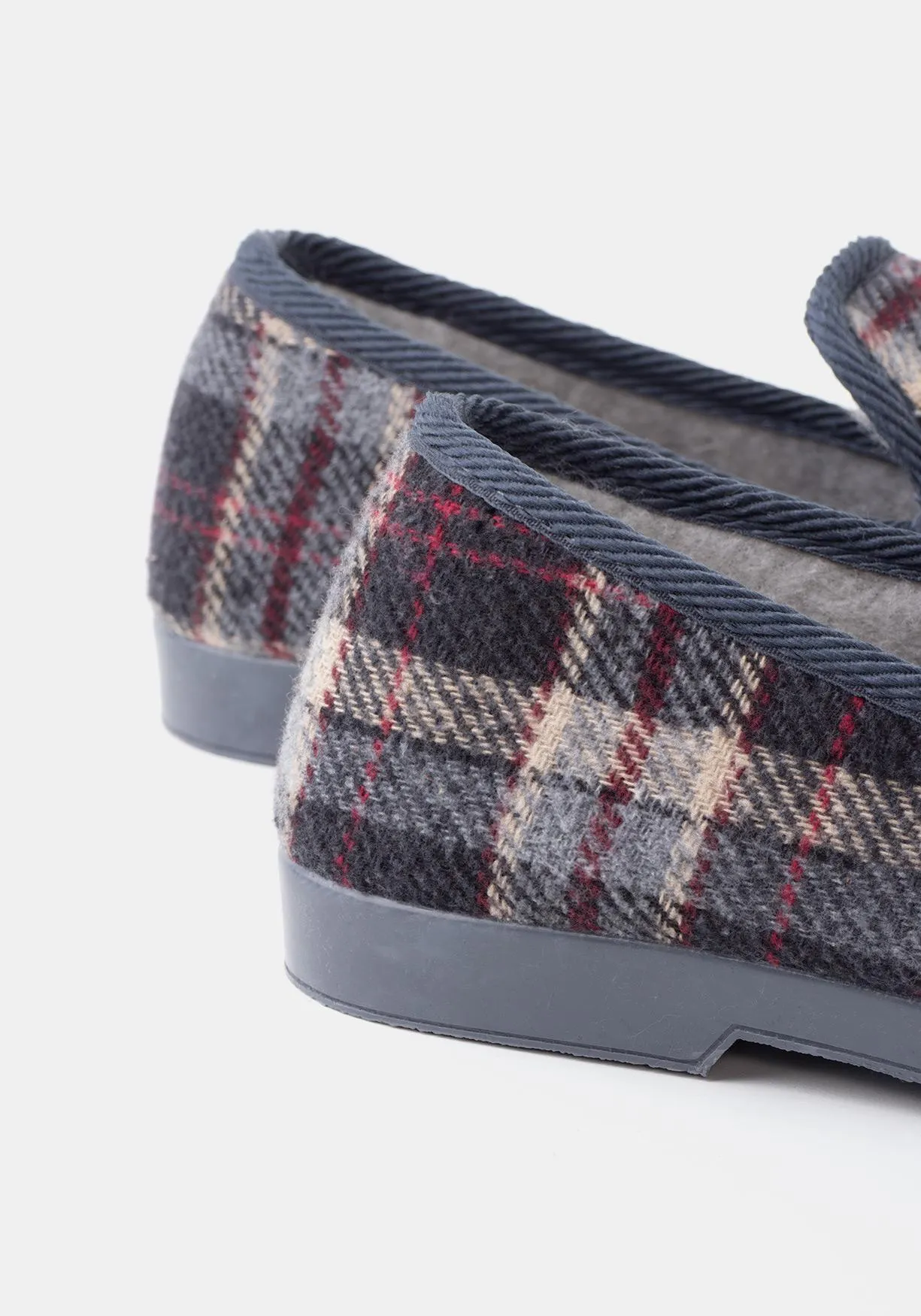 Zapatillas de estar por casa de cuadros para Hombre TEX