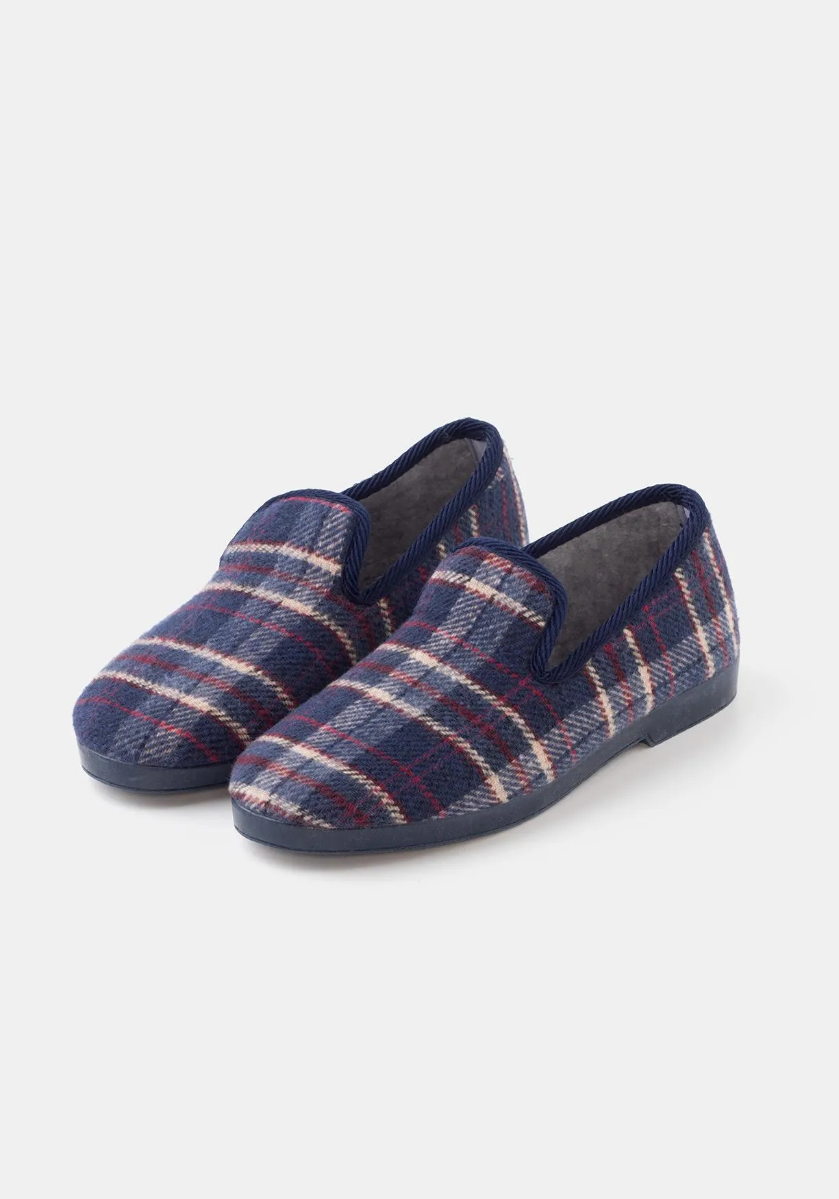 Zapatillas de estar por casa de cuadros para Hombre TEX