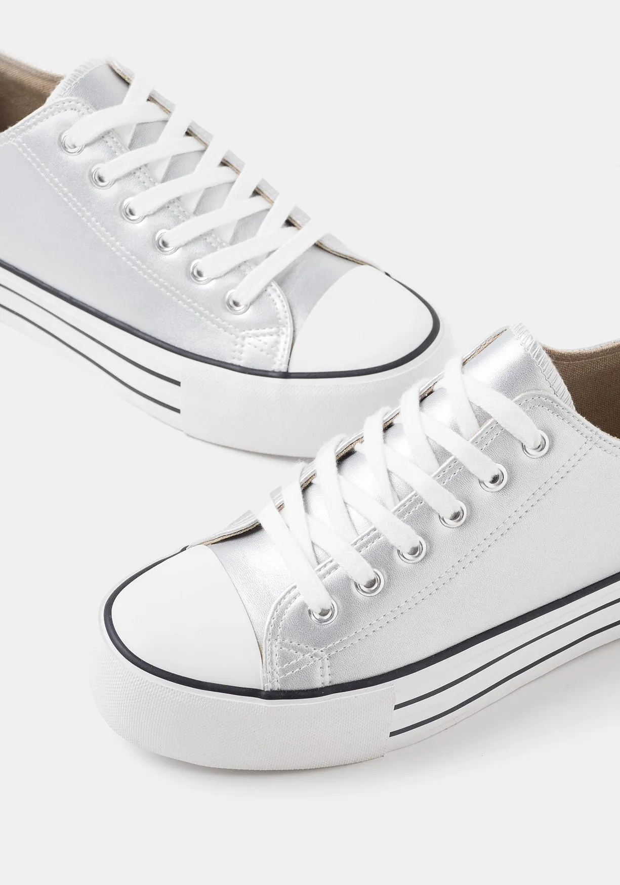 Zapatillas de lona con plataforma de Mujer TEX