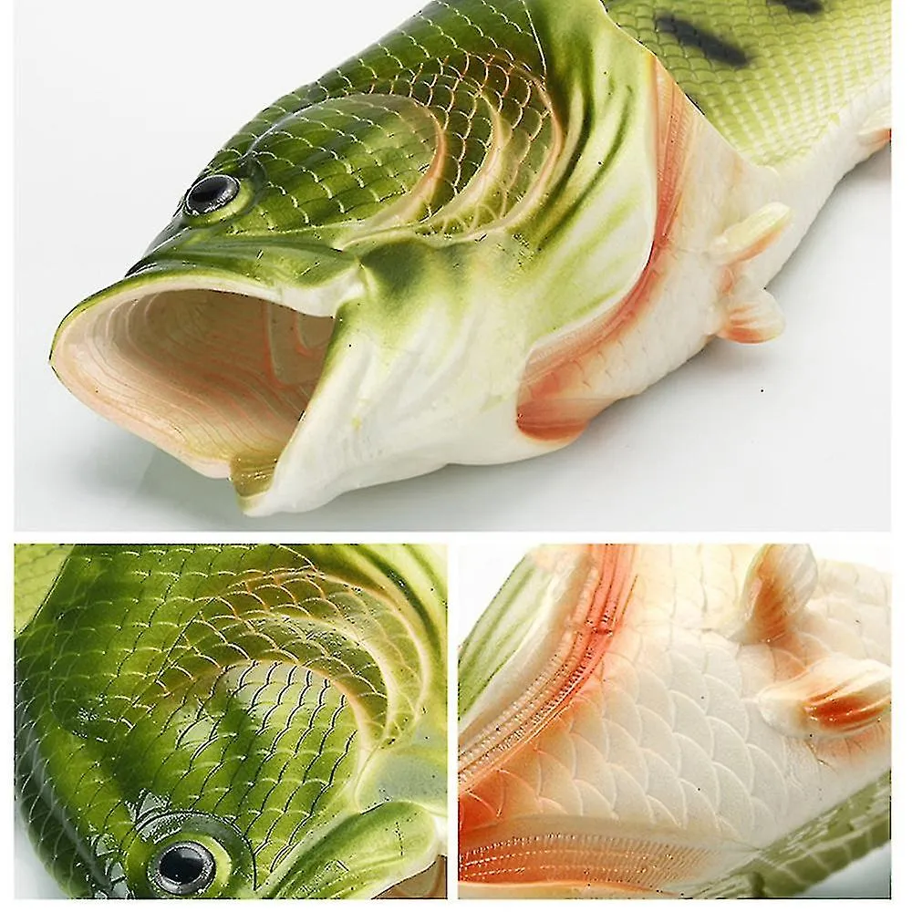 ZAPATILLAS DE PESCADO 3D DE SIMULACIóN UNISEX CHANCLAS DE MODA DIVERTIDAS DE VERANO PARA EL AIRE LIBREBUENO