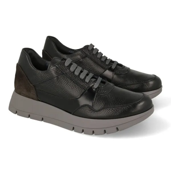 ZAPATILLAS de VESTIR MUJER COMODAS NEGRAS MOD. CLARA NE