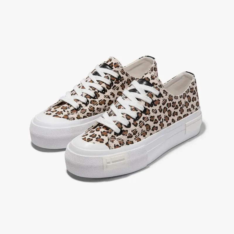 Zapatillas Lona D.franklin Dfsh389009 Mujer Cuero
